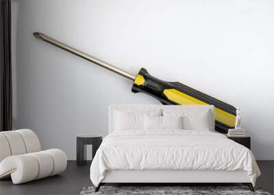 Black and yellow handled philips screwdriver Wall mural