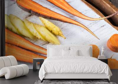 Carrots. Wall mural