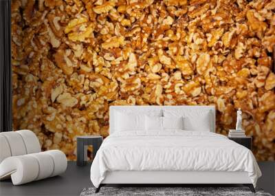 walnut halves from california Wall mural