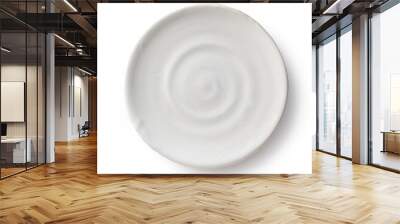 empty white plate Wall mural