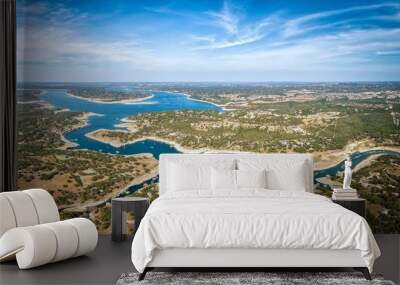 Lake Travis, Texas Panoramic  Wall mural