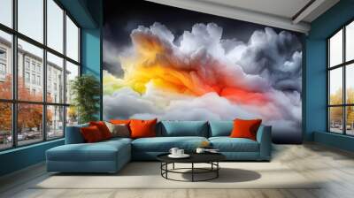 Cumulonimbus Clouds Wall mural