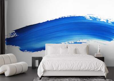 blue paint splashes Wall mural