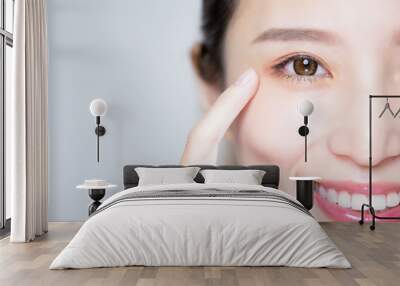 beauty woman eye Wall mural