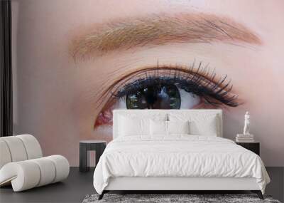 close up woman eye Wall mural