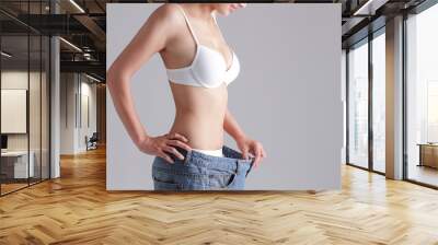 weight loss woman Wall mural