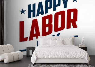 United States of America Labor Day vector Wall mural