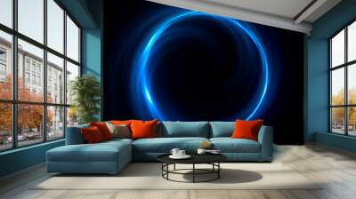 Abstract ring background with luminous swirling backdrop. Glowing spiral. The energy flow tunnel.
Shine round frame with light circles light effect. Glowing cover. Space for your message. Wall mural