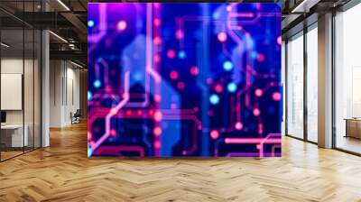 Abstract Circuitry Wall mural