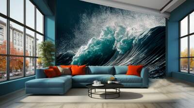 Close up ocean wave Wall mural