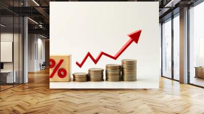 Interest Rate Growth Wall mural