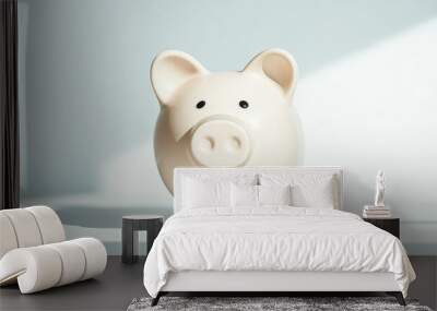 Piggy Bank in Soft Light Wall mural