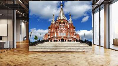 Cathedral of Izhevsk, republic of Udmurtia, Russia Wall mural