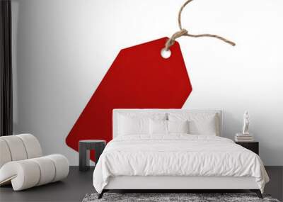 red price tag Wall mural