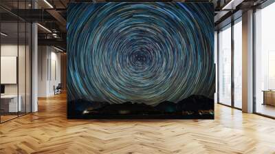 star trail Wall mural