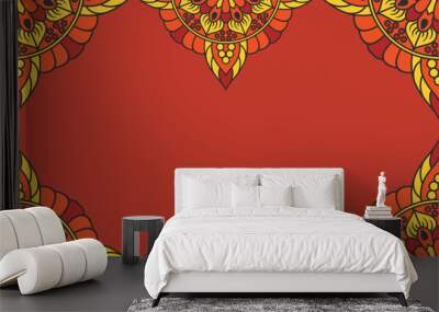 mandala pattern background Wall mural