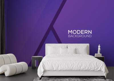 modern abstract background gradient purple design Wall mural