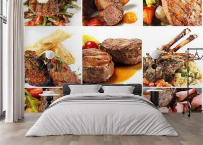 Hot Meat Dishes Wall mural