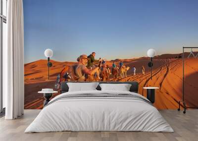 Desert Safari Adventure in Morocco Wall mural