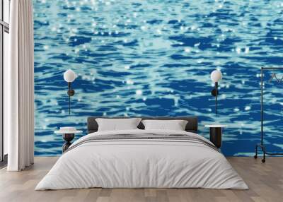 view of the water surface with shine Wall mural