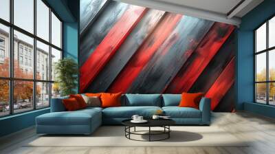 red wood texture Wall mural