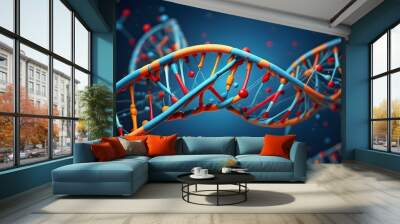 DNA configuration Wall mural