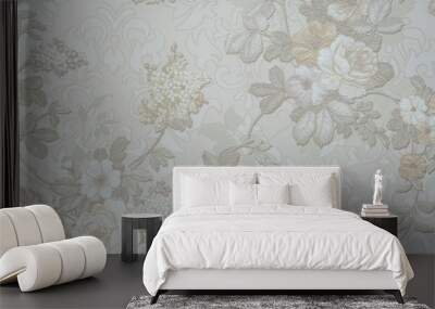 Abstract background, floral ornament of the wall.
 Wall mural