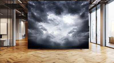 Dramatic Clouds Background Wall mural