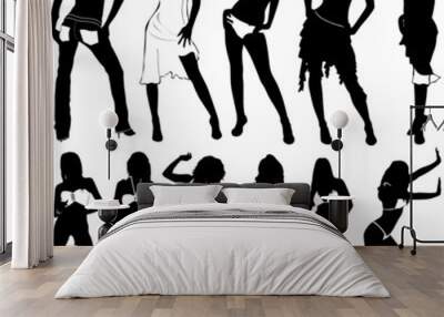 fashion women vector Wall mural