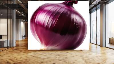 red onion isolated on white background Wall mural