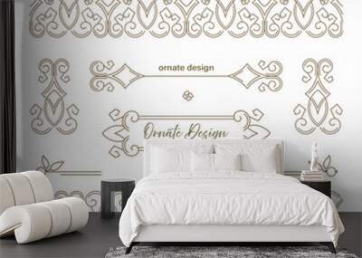 Vector decorative frame. Elegant element for design template Wall mural