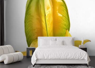 Fresh Averrhoa carambola, star apple, starfruit fruit or buah belimbing. Wall mural