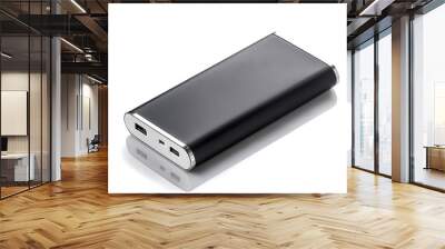 power bank isolated on white background Wall mural