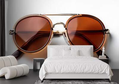 sunglasses isolated on white background Wall mural