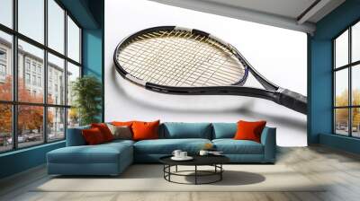 tennis racket isolated on white background Wall mural