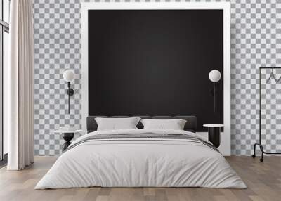 Retro photo frame. Wall mural