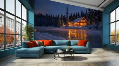 winter season Wall mural