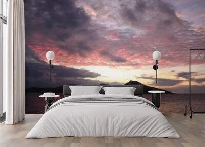 Fiji Sunset Wall mural