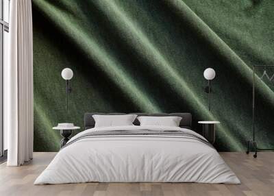 texture, background, pattern, green cloth for wallpaper, elegant background design Wall mural