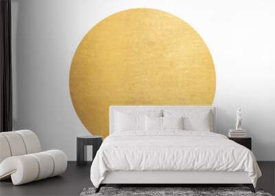 Gold circle hand paint background Wall mural