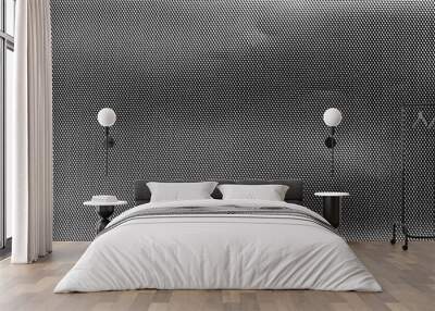 Grunge Black and White Distress. Halftone line Grunge Texture. Wall mural