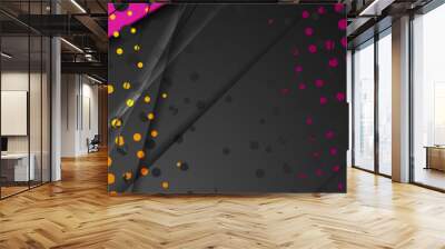 Colorful concept grunge abstract corporate background. Vector banner design Wall mural