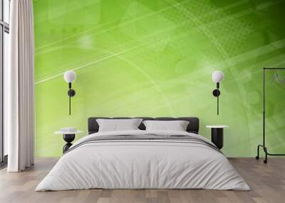 Vibrant technical background with arrows Wall mural