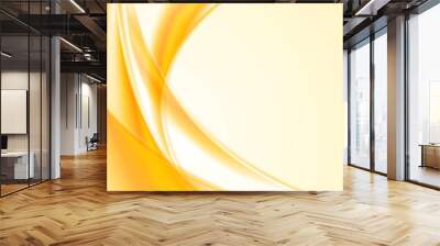 Vibrant wavy vector design Wall mural