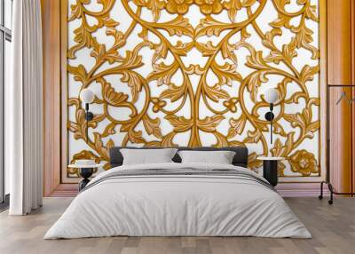 wood carving Wall mural