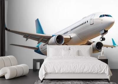 Air plane isolated PNG Wall mural