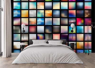 Blurred Background pack Wall mural