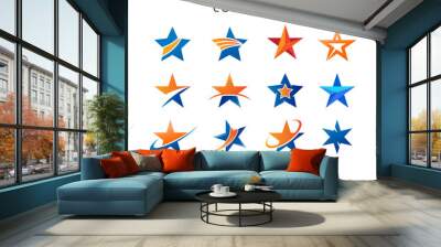 star collection logo Wall mural