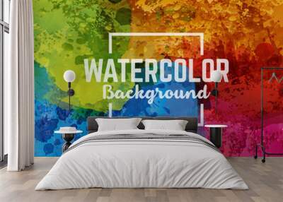 Watercolor Background Wall mural