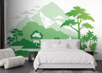 Nature background F.eps Wall mural